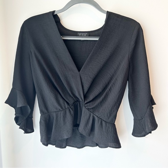 Topshop Tops - Topshop Black Top